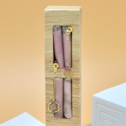 Boucles d'oreilles Strille longue tourmaline