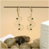 Boucles d'oreilles Strille trio longue