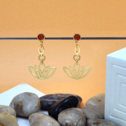 Boucles d'oreilles Lotus