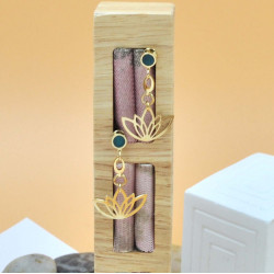 Boucles d'oreilles Lotus
